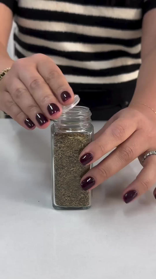 Black Shaker Spice Jars - 125ml - Little Label Co The Home of Organisation For Kitchen, Bathroom, Laundry & More