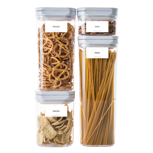 Rectangle Herb & Spice Stickers - 84 Label Pack - Little Label Co The Home of Organisation For Kitchen, Bathroom, Laundry & More