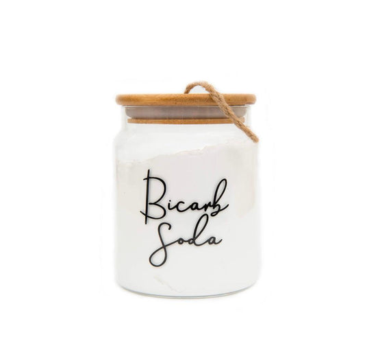 Glass Jar with Bamboo and Twine Lid - 1L - Little Label Co - Storage & Organization - 20%