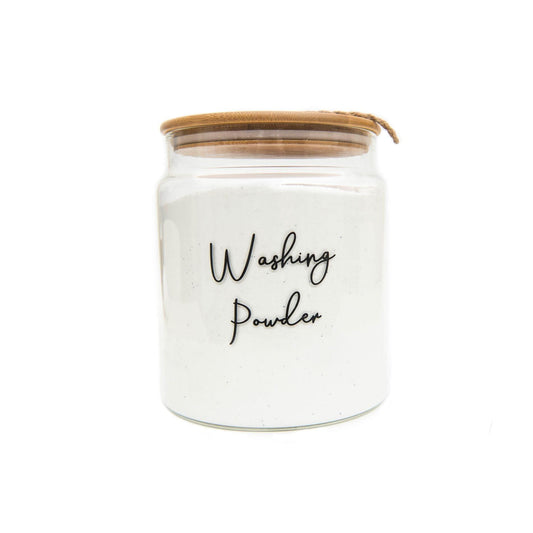 Glass Jar with Bamboo and Twine Lid - 4L - Little Label Co - Storage & Organization - 20%
