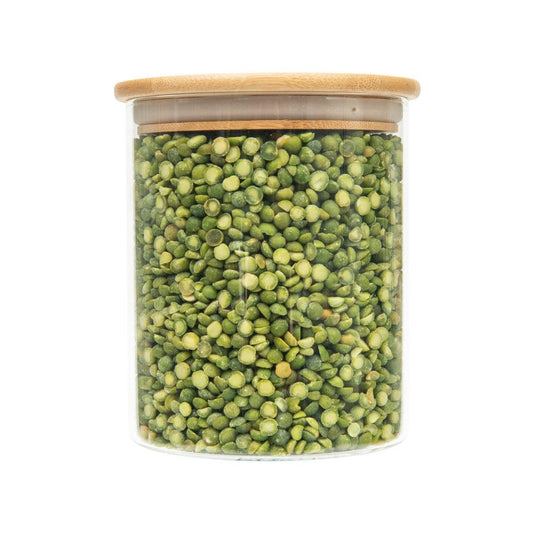 Pantry Container for food storage 1l glass jar with bamboo lid. home organisation pantry jar. Air Tight Pantry Storage Container for Pantry and Kitchen Organisation