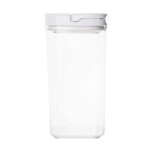 White Flip Canister 1.7L - Little Label Co - Food Storage Containers - 20%, LLC Flip Canister