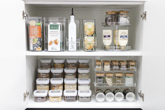 2-Tier Lazy Susan 23.5cm - Little Label Co - Pantry storage and herb and spice organisation. Level up your kitchen today.