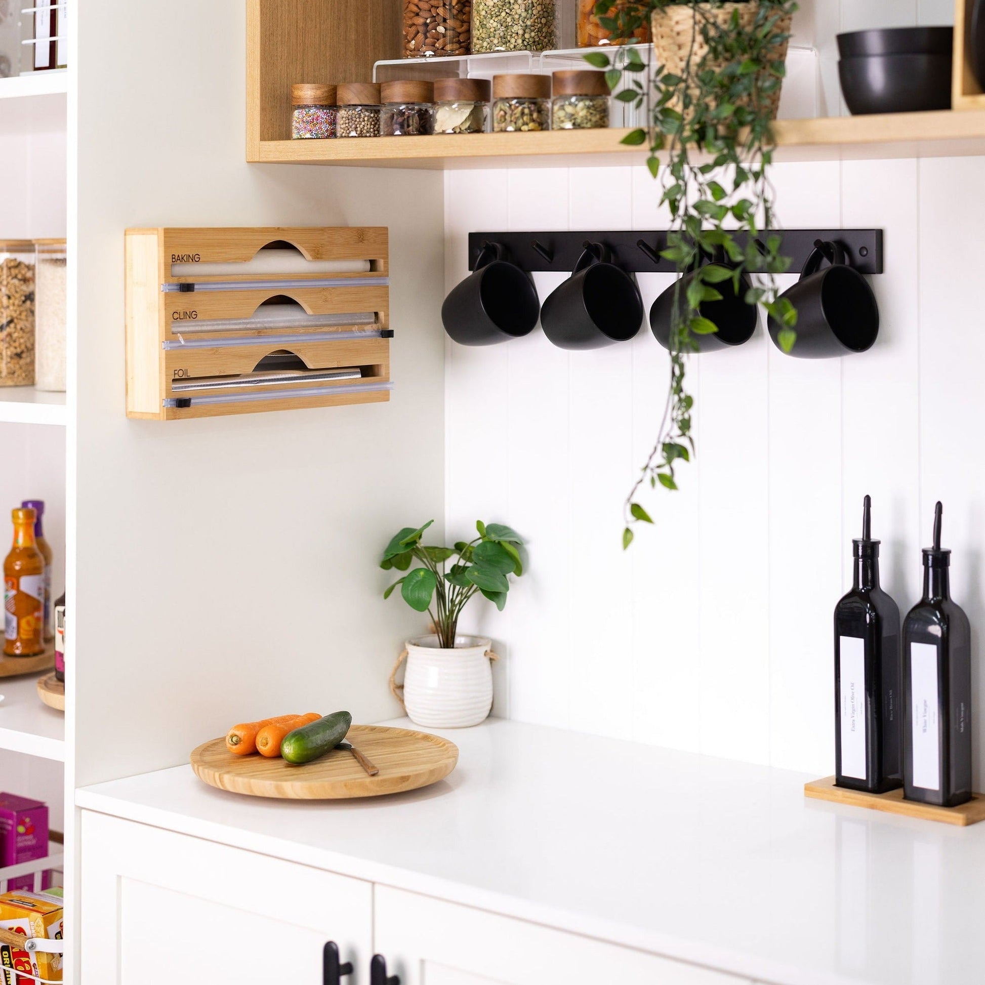 Free Gift; Bamboo Lazy Susan - Little Label Co The Home of Organisation For Kitchen, Bathroom, Laundry & More
