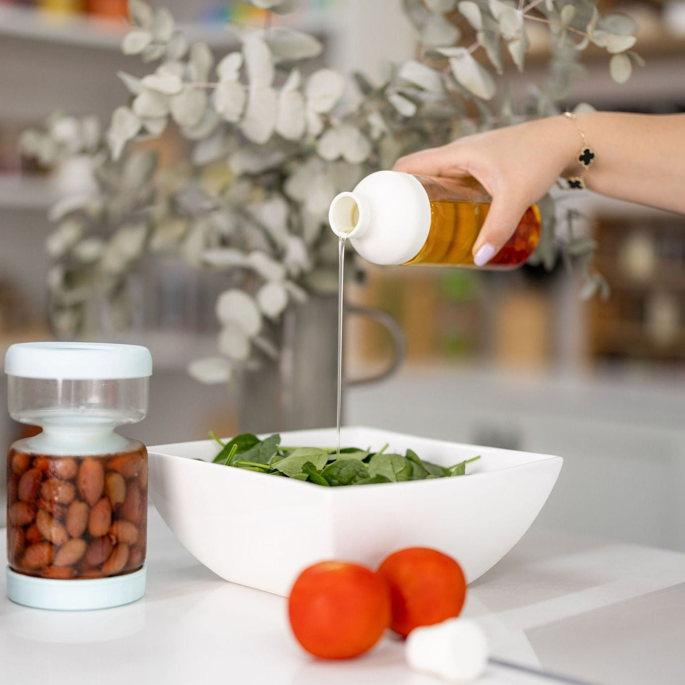 Glass Silicone Infuser Bottle - Little Label Co The Home of Organisation For Kitchen, Bathroom, Laundry & More