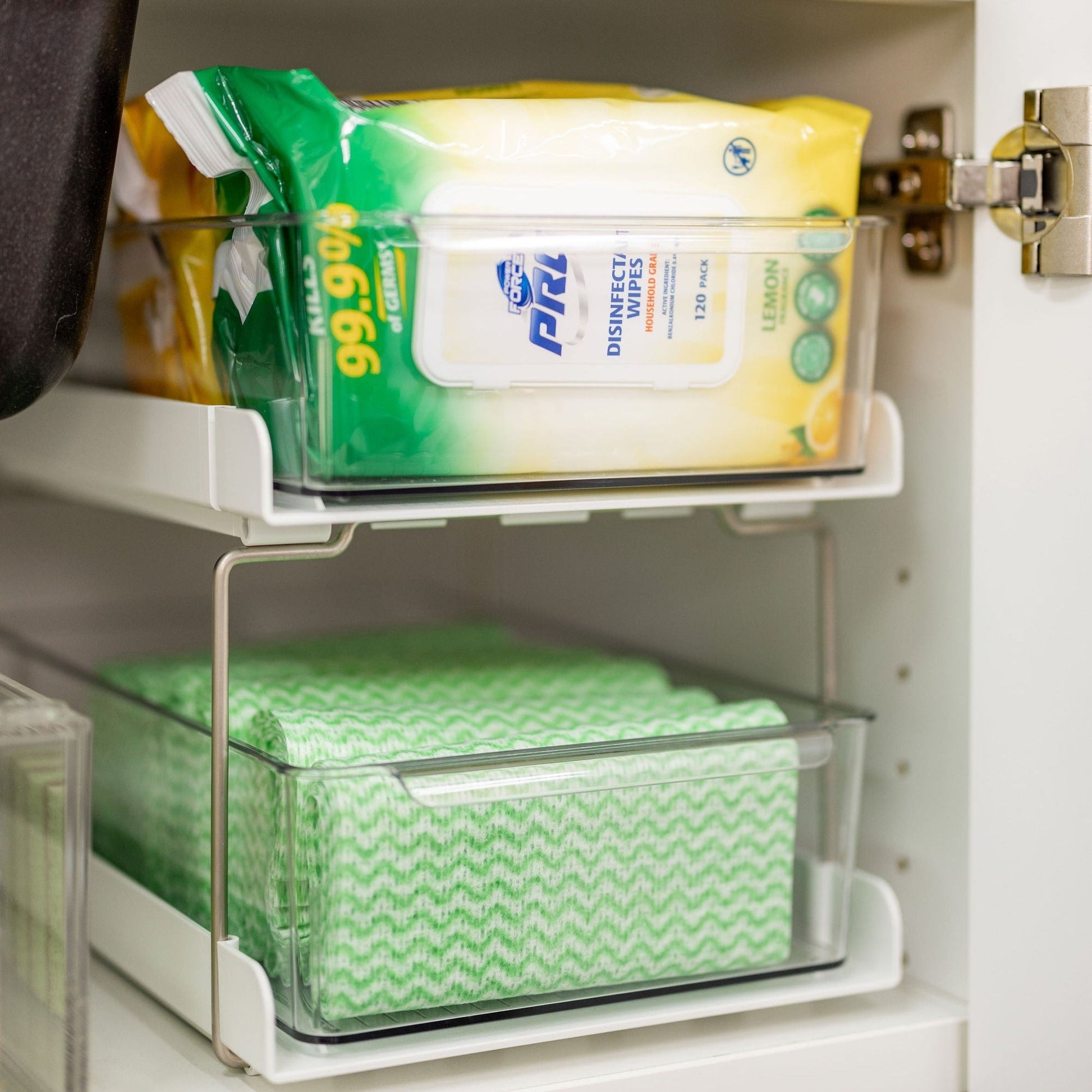 Under Sink Drawer Organiser - Little Label Co The Home of Organisation For Kitchen, Bathroom, Laundry & More