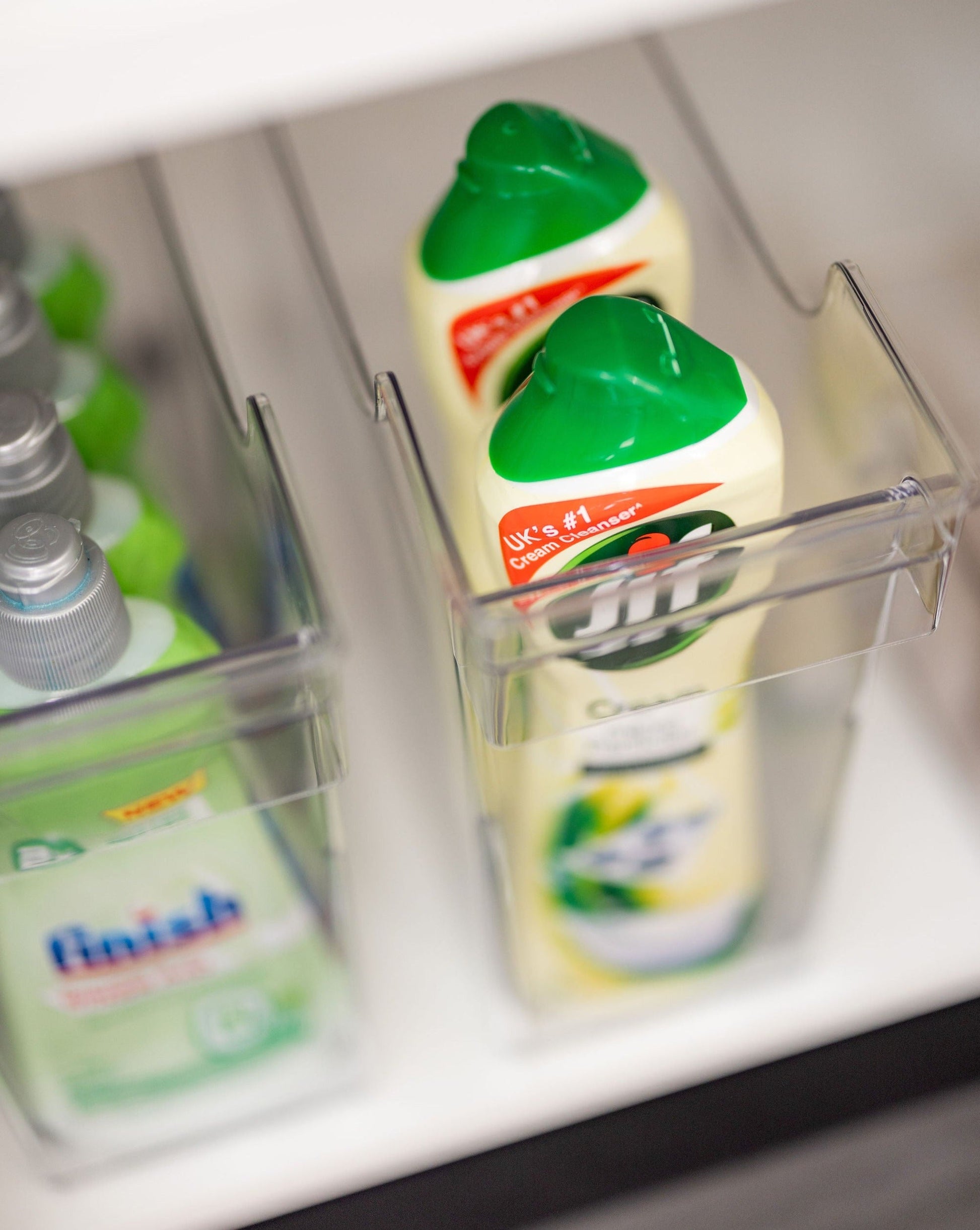 Clear Pull-out Organiser Narrow - Little Label Co The Home of Organisation For Kitchen, Bathroom, Laundry & More
