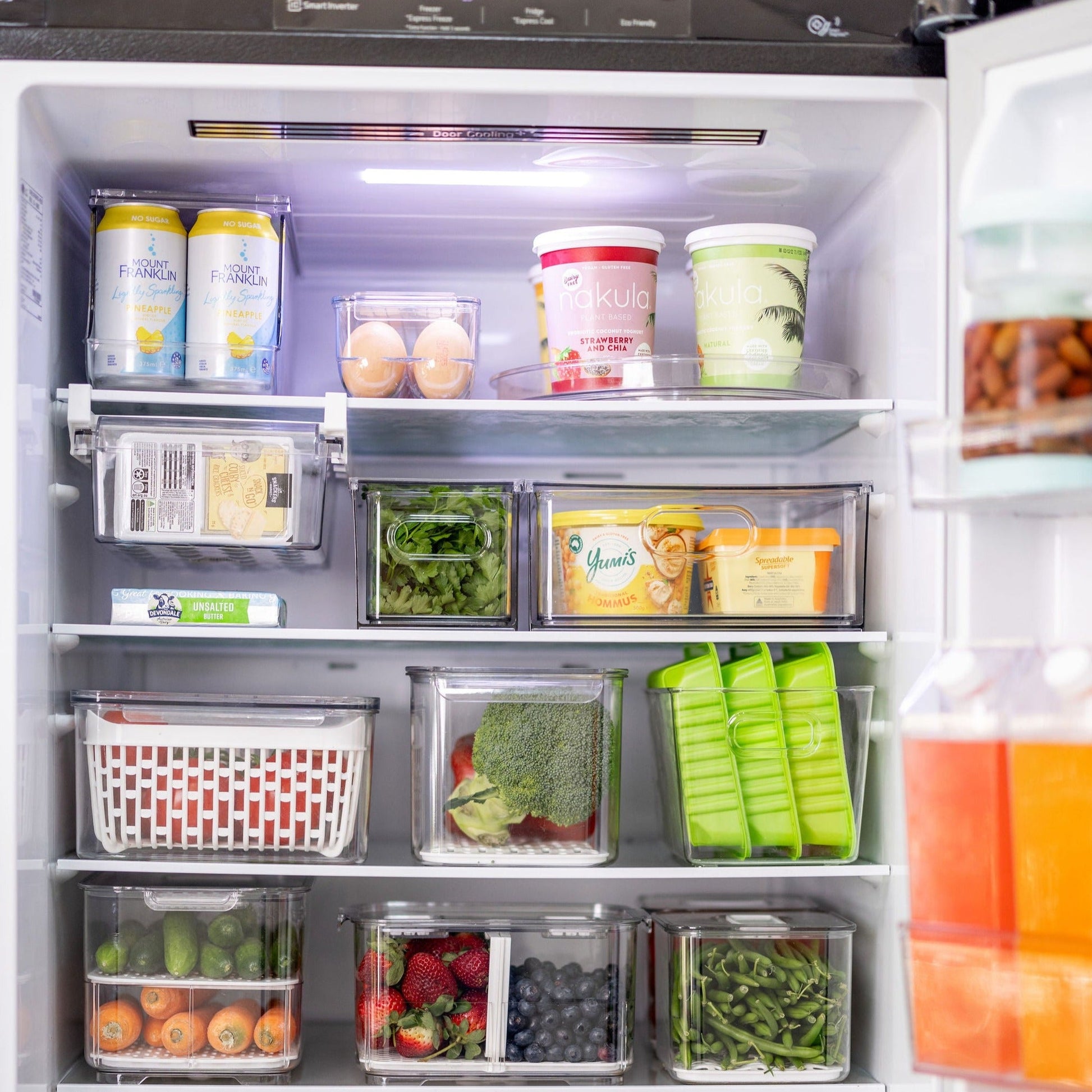 Under Shelf Fridge Clip-on Drawer - Little Label Co The Home of Organisation For Kitchen, Bathroom, Laundry & More