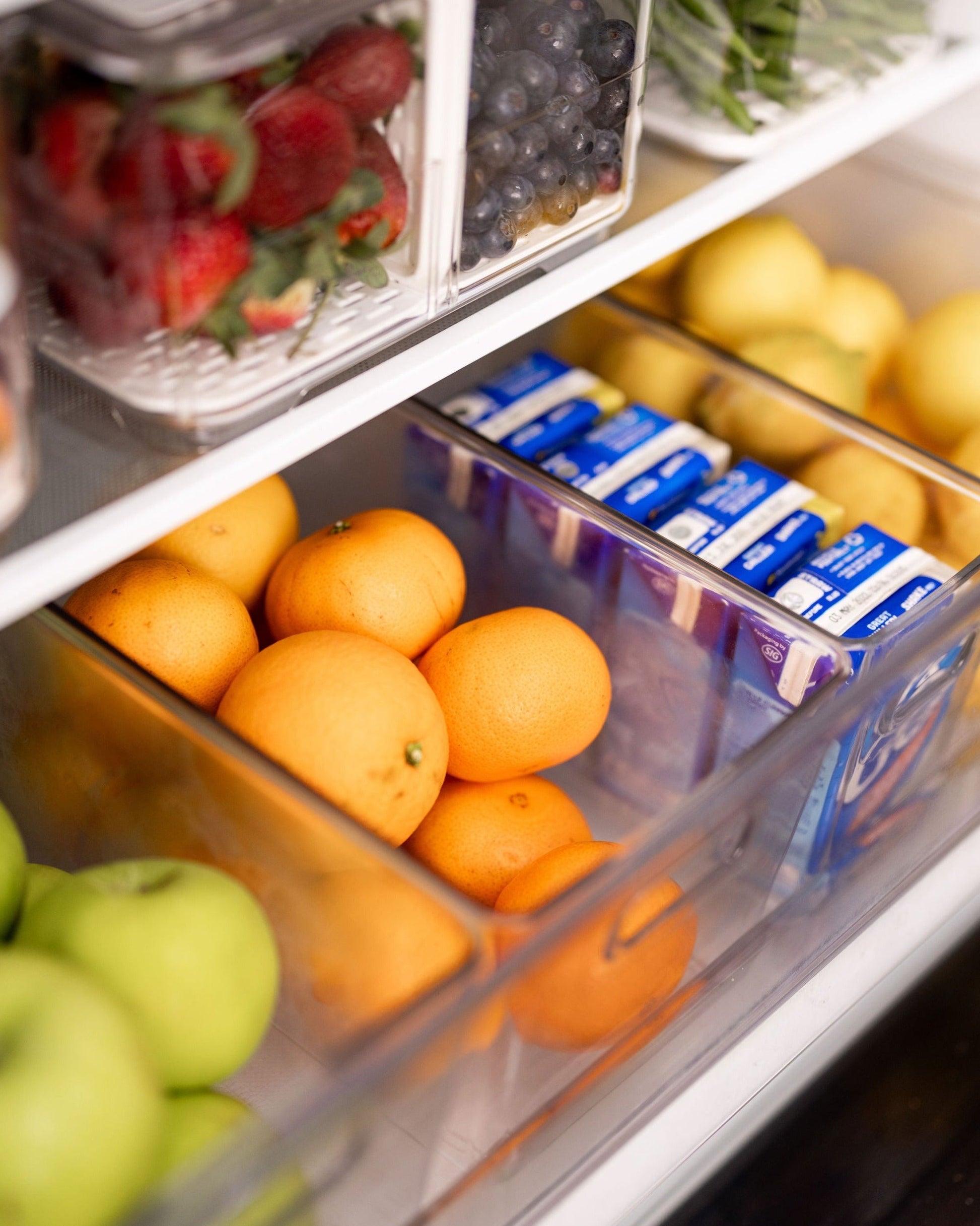 Clear Storage Tub Medium - Little Label Co The Home of Organisation For Kitchen, Bathroom, Laundry & More