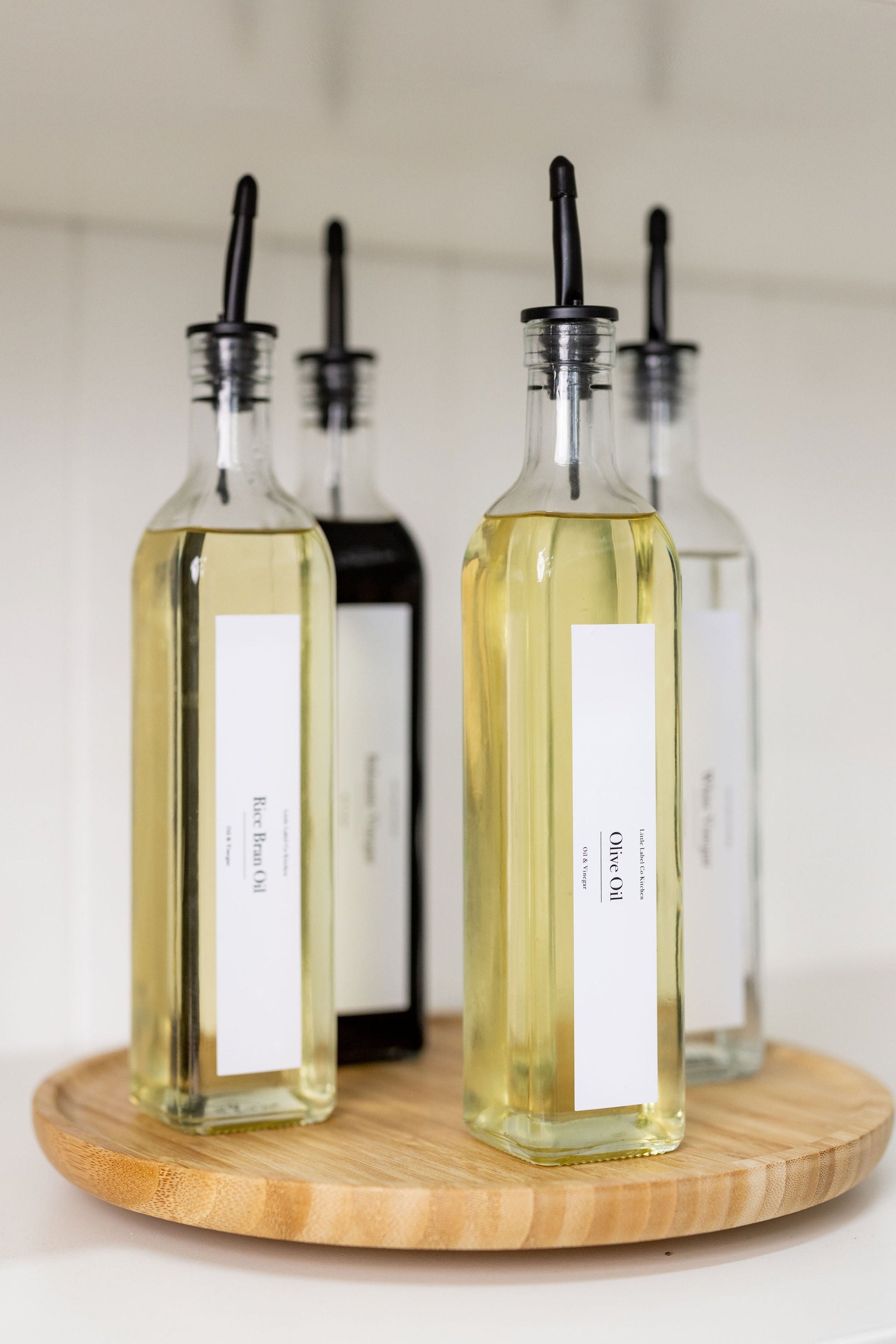 Bamboo Lazy Susan - Little Label Co The Home of Organisation For Kitchen, Bathroom, Laundry & More