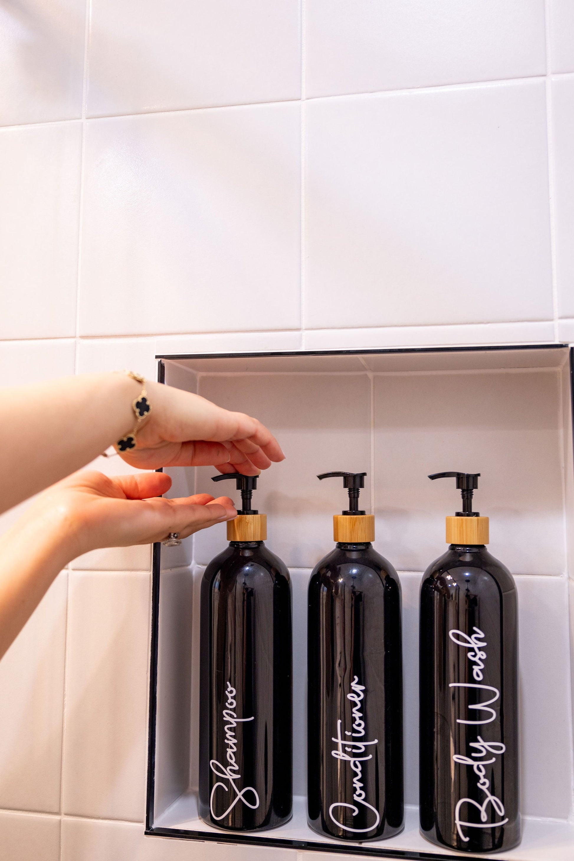 Custom Labels for 1L Bathroom Bottles - Little Label Co The Home of Organisation For Kitchen, Bathroom, Laundry & More