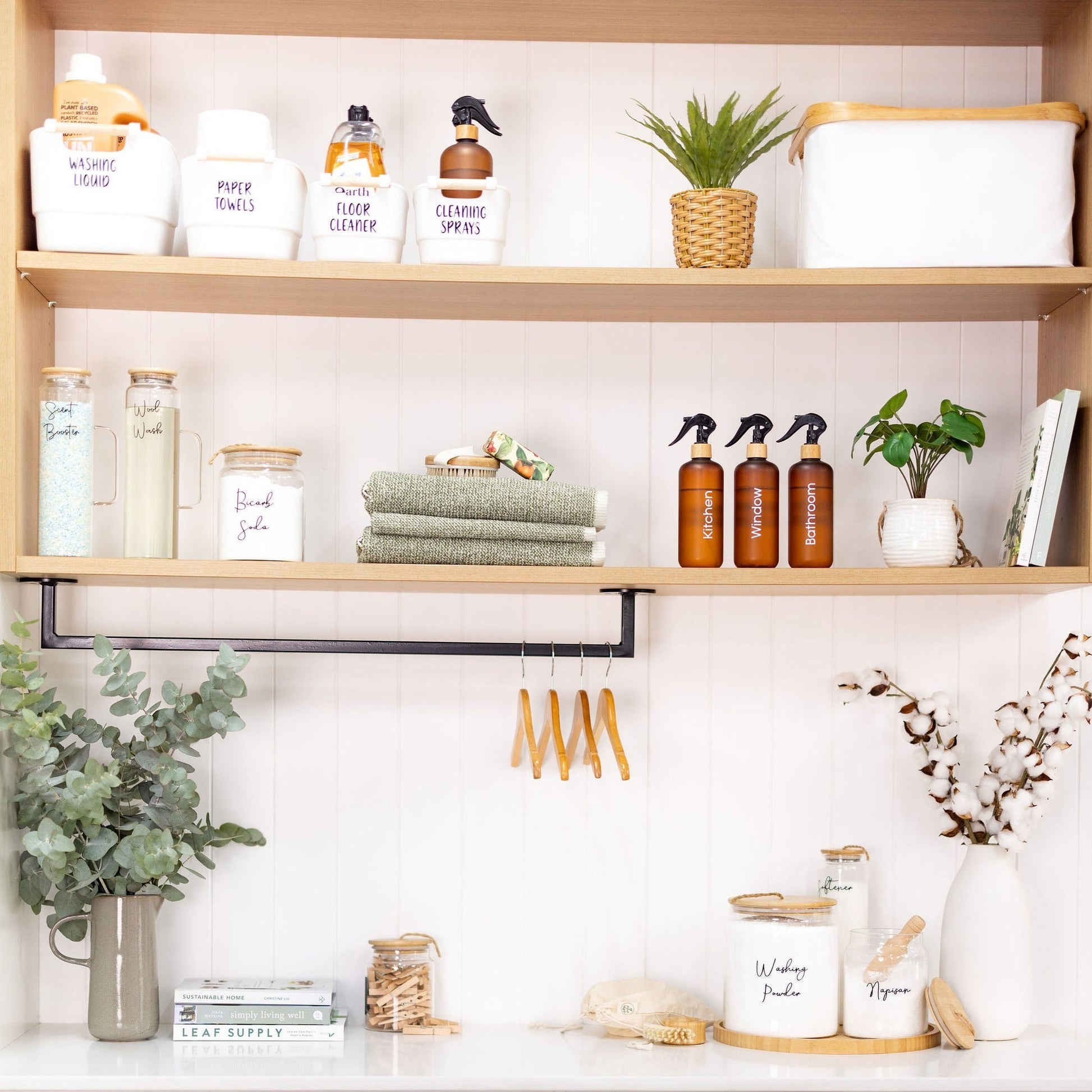 Custom Laundry, Linen & Bathroom Labels - Little Label Co The Home of Organisation For Kitchen, Bathroom, Laundry & More