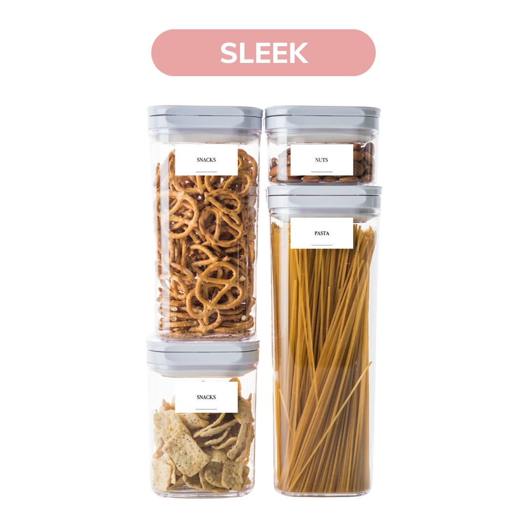 Rectangle Herb & Spice Stickers - 84 Label Pack - Little Label Co The Home of Organisation For Kitchen, Bathroom, Laundry & More