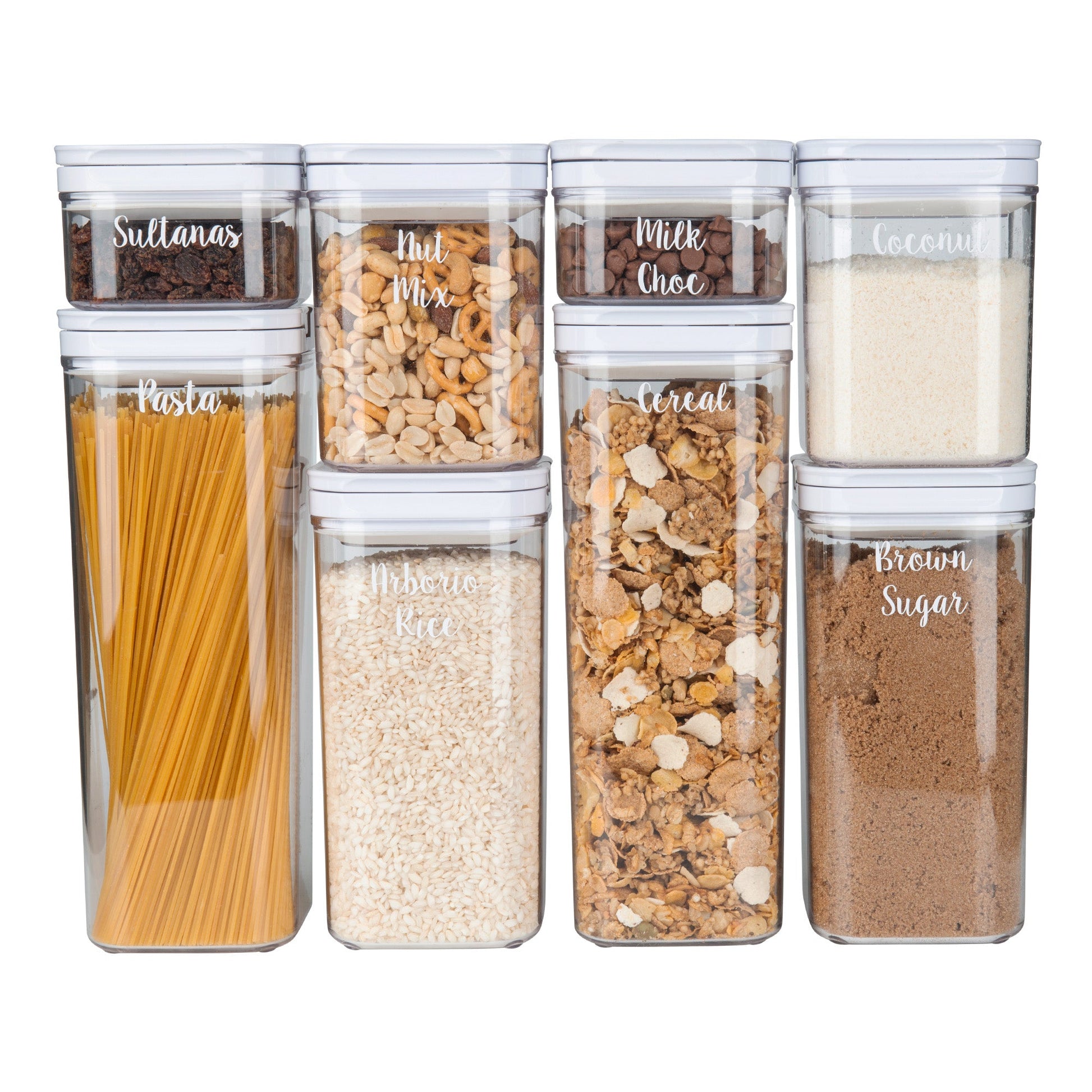 White Flip Canister Value Pack x 8