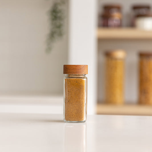 Acacia Wood Shaker Spice Jars - 125ml