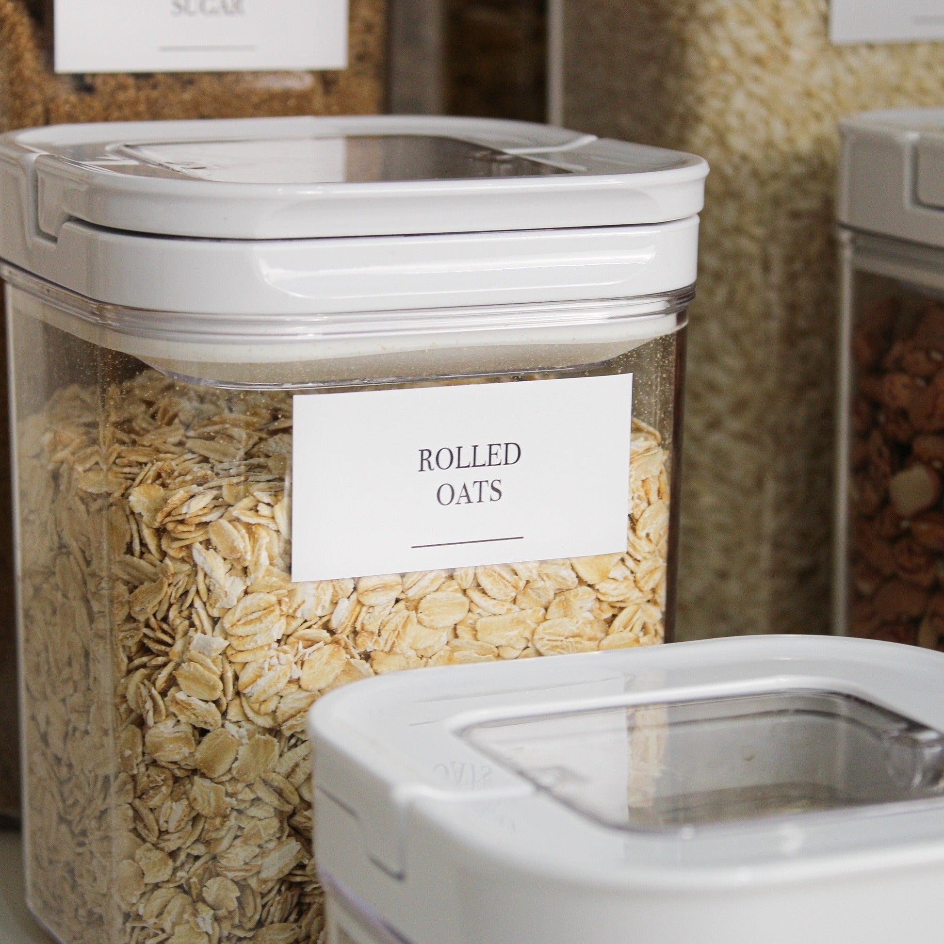 FREE Flip Canister Pantry Stickers Pack - Little Label Co The Home of Organisation For Kitchen, Bathroom, Laundry & More