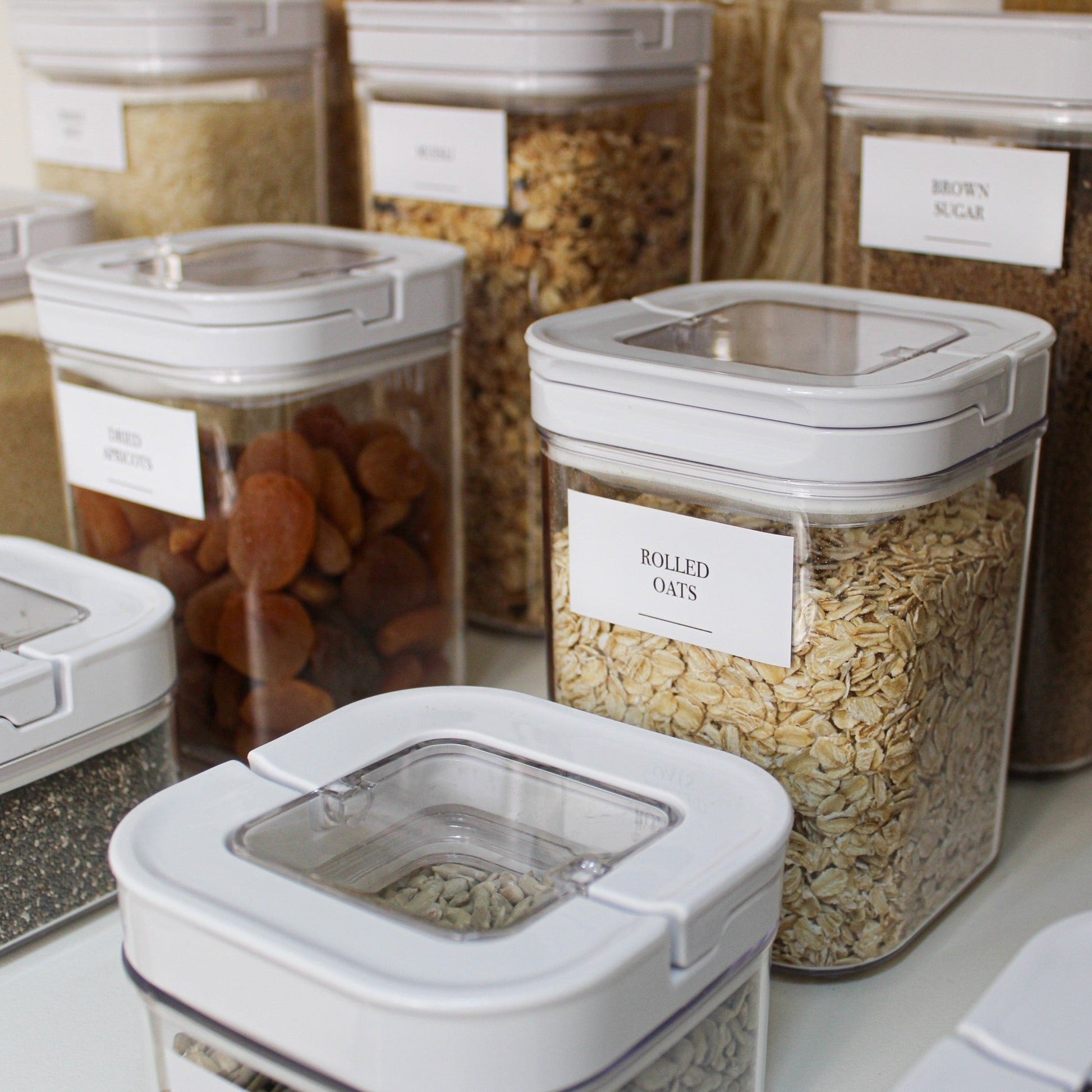FREE Flip Canister Pantry Stickers Pack - Little Label Co The Home of Organisation For Kitchen, Bathroom, Laundry & More