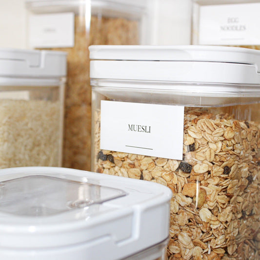 FREE Flip Canister Pantry Stickers Pack - Little Label Co The Home of Organisation For Kitchen, Bathroom, Laundry & More
