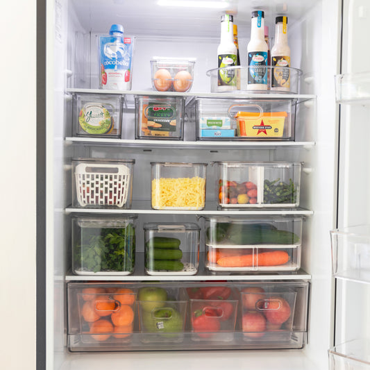 Fridge Fresh Keeper Storage Pack - Fridge Organisation to keep fruit and vegetables fresher for longer. Fridge Storage Containers
