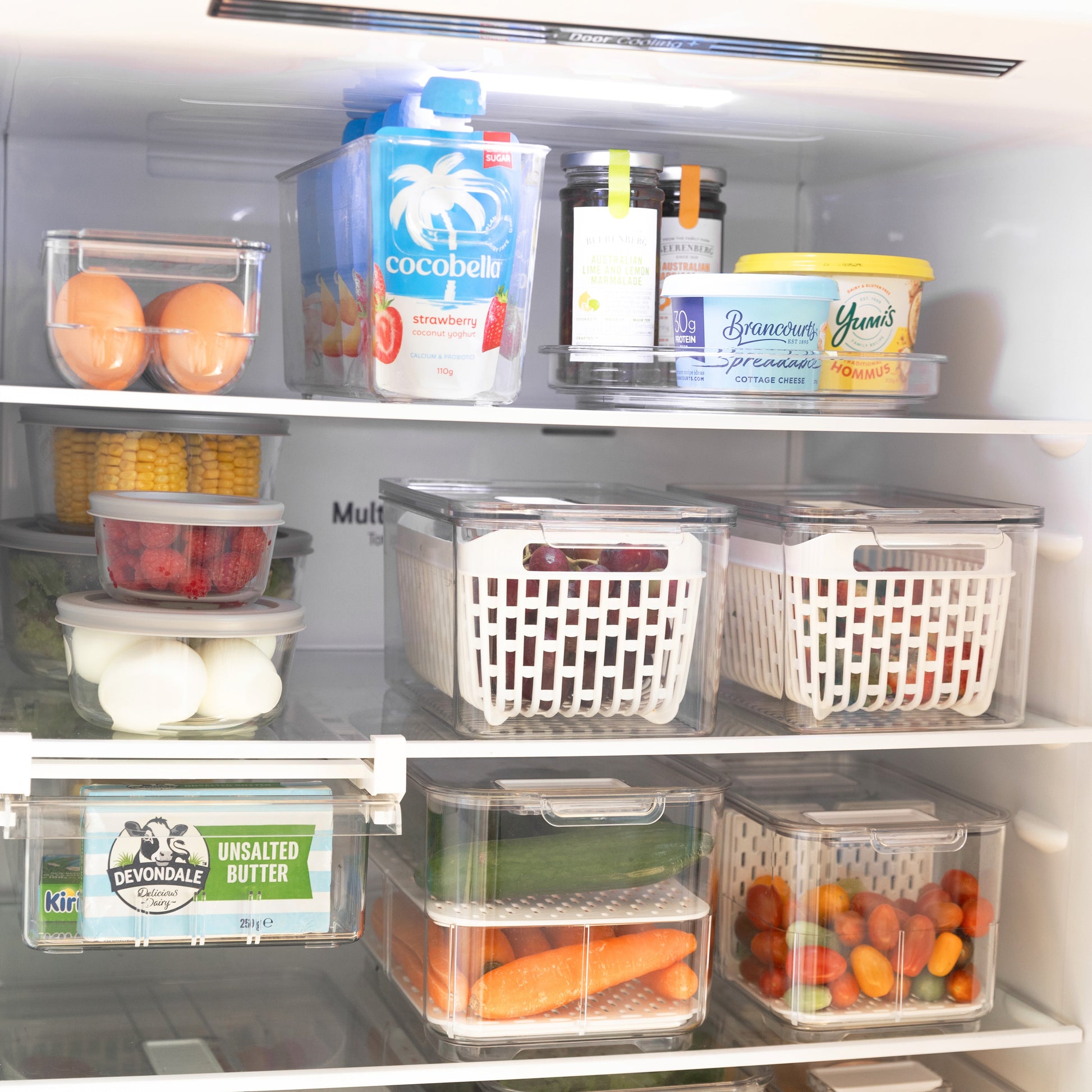 Fridge Storage Starter Set - Fridge containers to keep your fridge organised