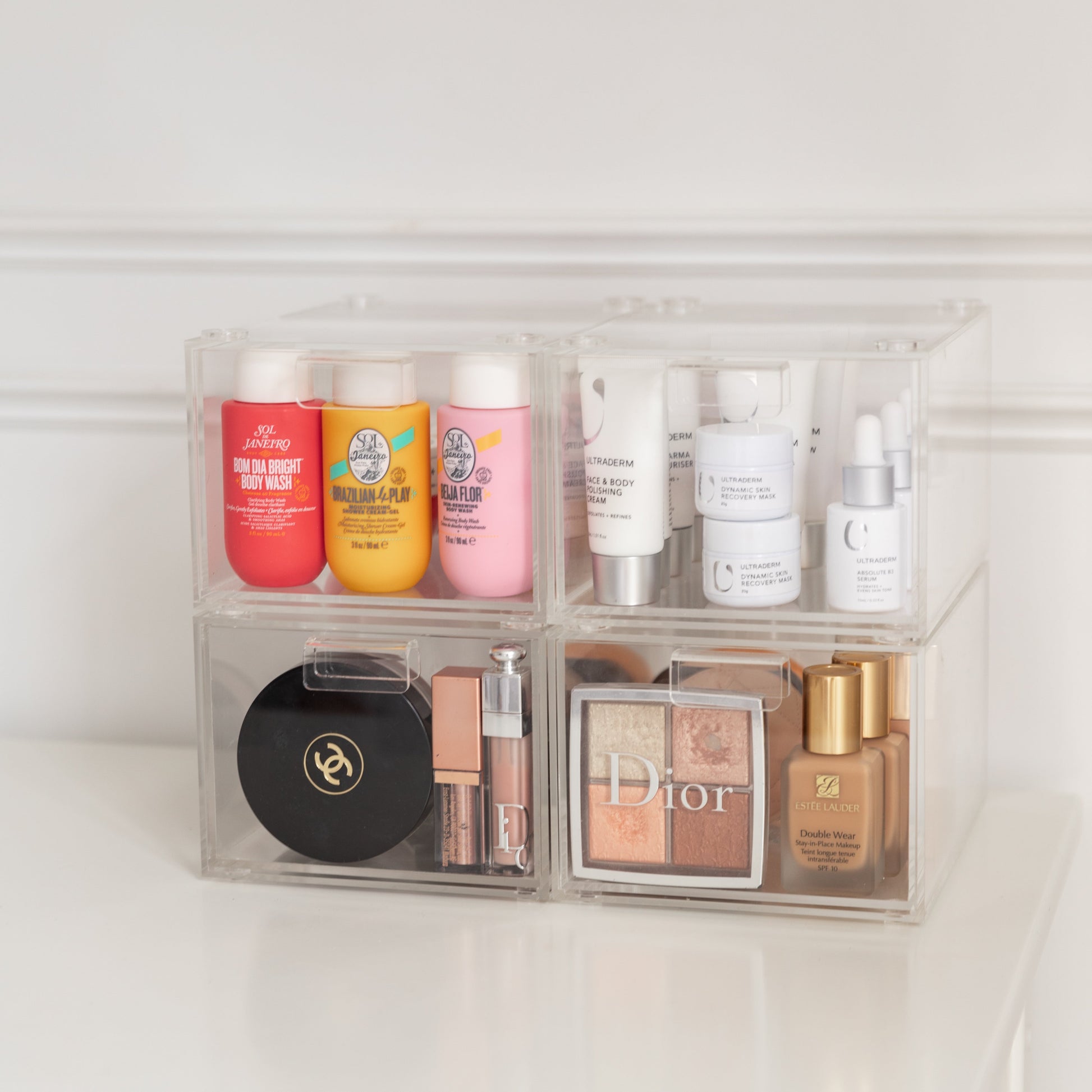 Acrylic Stackable Drawer Organiser - 15.5cm - Little Label Co The Home of Organisation For Kitchen, Bathroom, Laundry & More