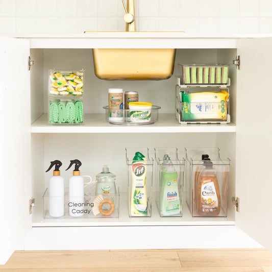 Under Sink Storage Pack - Little Label Co The Home of Organisation For Kitchen, Bathroom, Laundry & More
