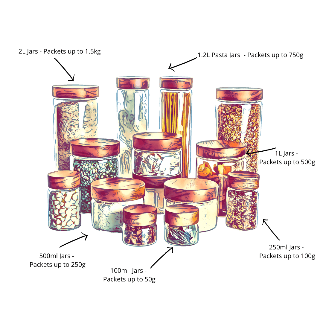 Acacia Wood Glass Jar - 100mlGlass Jars, Acacia Jar, Spice Jars, Pantry Storage, Pantry Storage Containers, Kitchen Storage Containers, Glass spice containers, spice jar organiser, airtight spice jars, kitchen storage solutions, pantry organisation, sustainable kitchenware, acacia wood kitchen accessories
