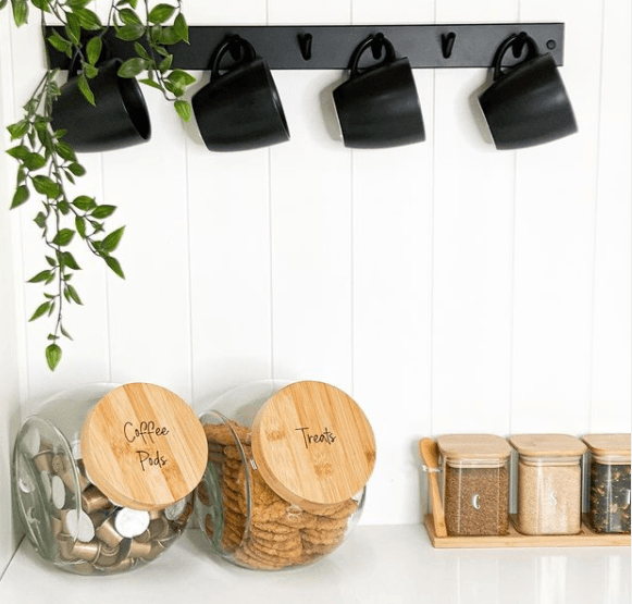 Bamboo Glass Snack Jar - Little Label Co - Food Storage Containers - 20%, Catchoftheday, mw_grouped_product