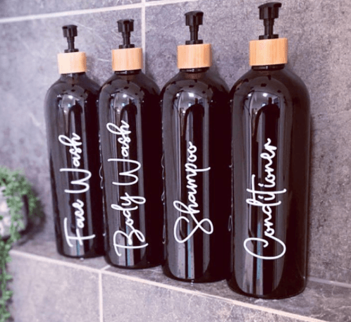 Custom Labels for 1L Bathroom Bottles - Little Label Co - Bathroom Accessories - 30%, Home Organisation Labels