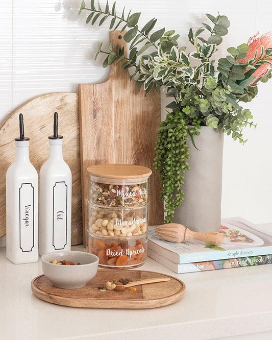 Custom Stackable Jar Labels - Little Label Co The Home of Organisation For Kitchen, Bathroom, Laundry & More