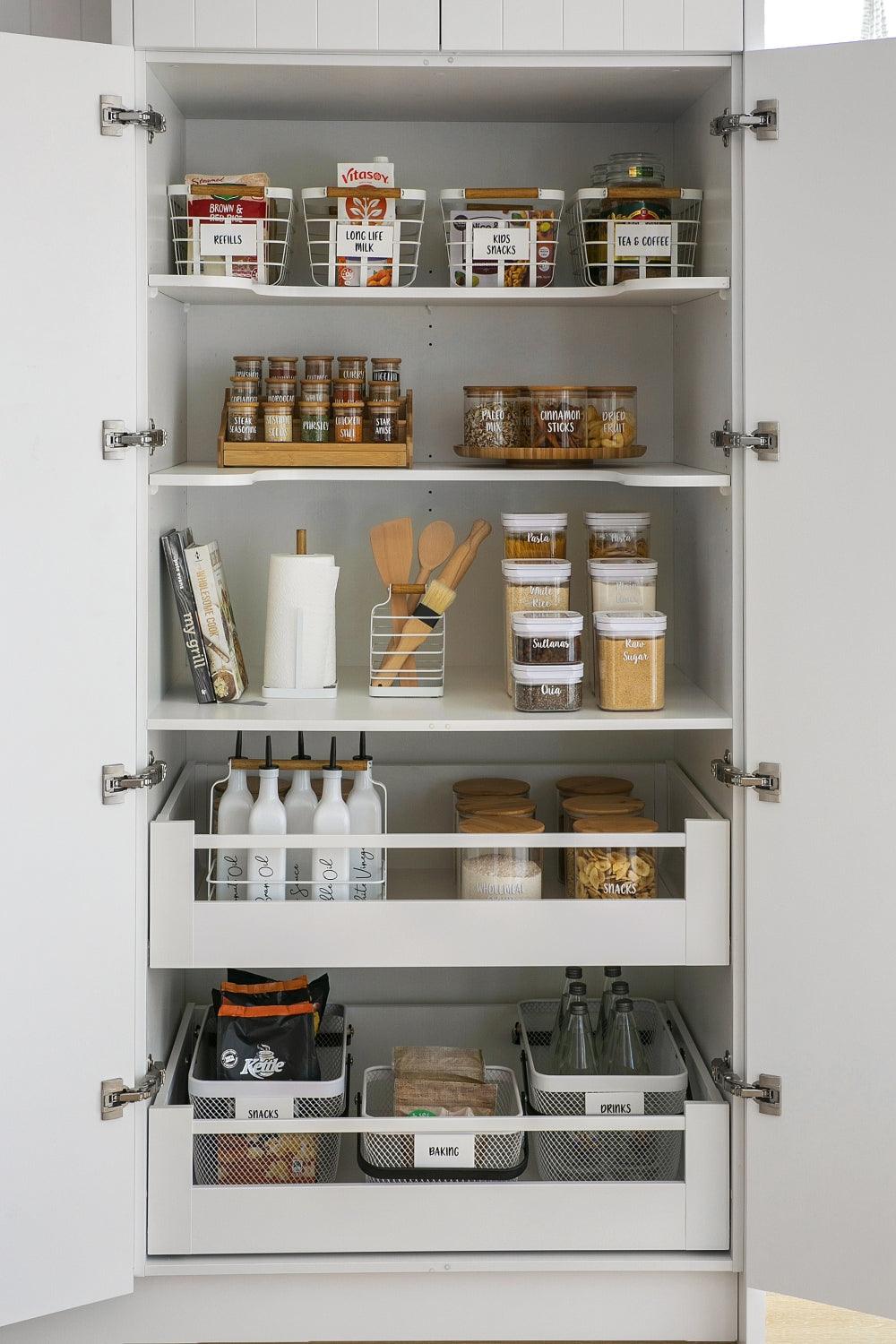 White Large Handy Storage Basket - Little Label Co - Baskets - 20%, Catchoftheday, warehouse